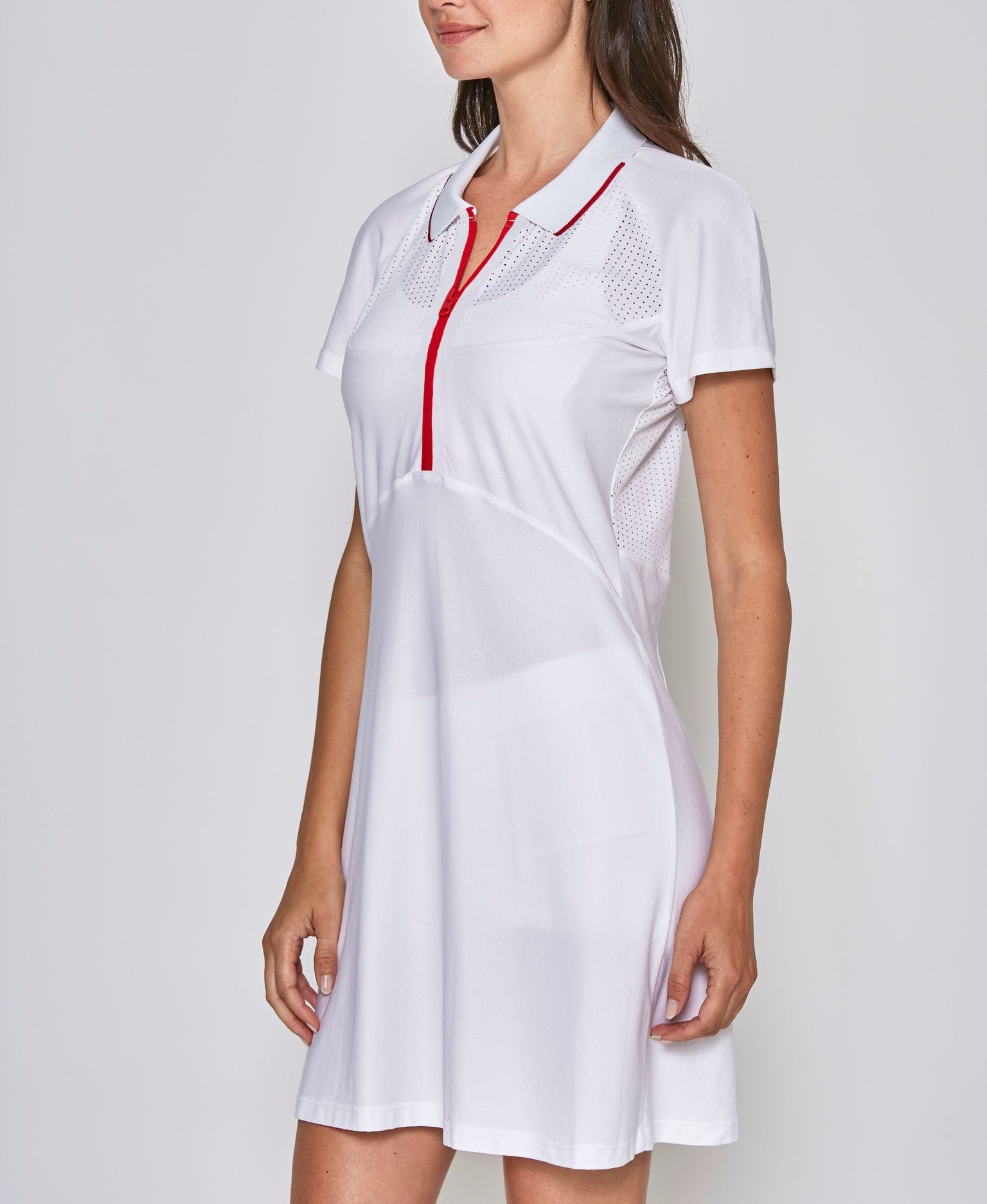 MESH ZIP PERFORMANCE DRESS