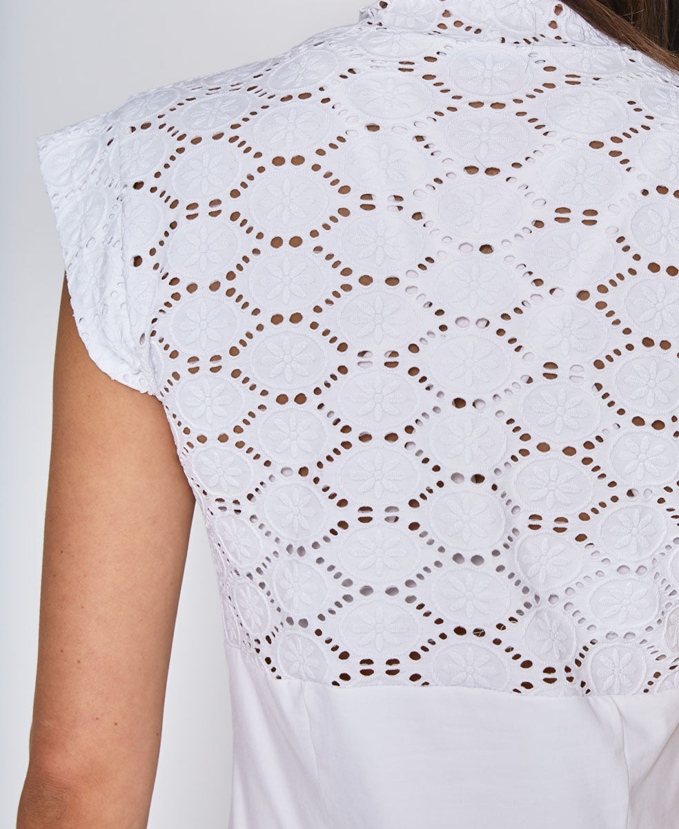 CAP SLEEVE LACE DRESS