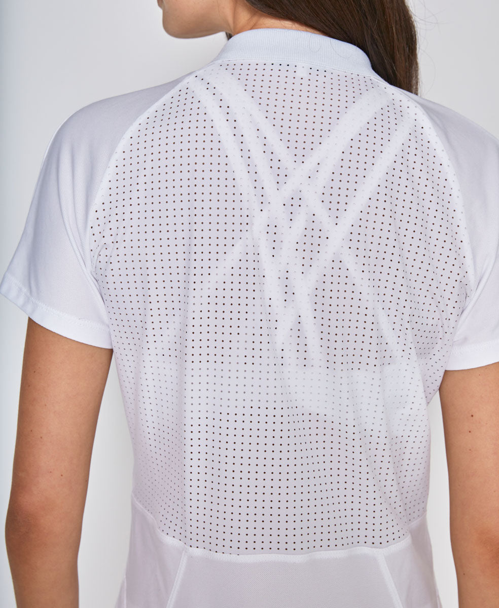 MESH ZIP PERFORMANCE DRESS