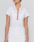 MESH ZIP PERFORMANCE POLO