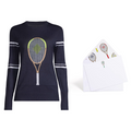 The Tennis Lover Bundle (Navy, White & Yellow Sweater)
