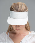 PERFORATED LEATHER VISOR